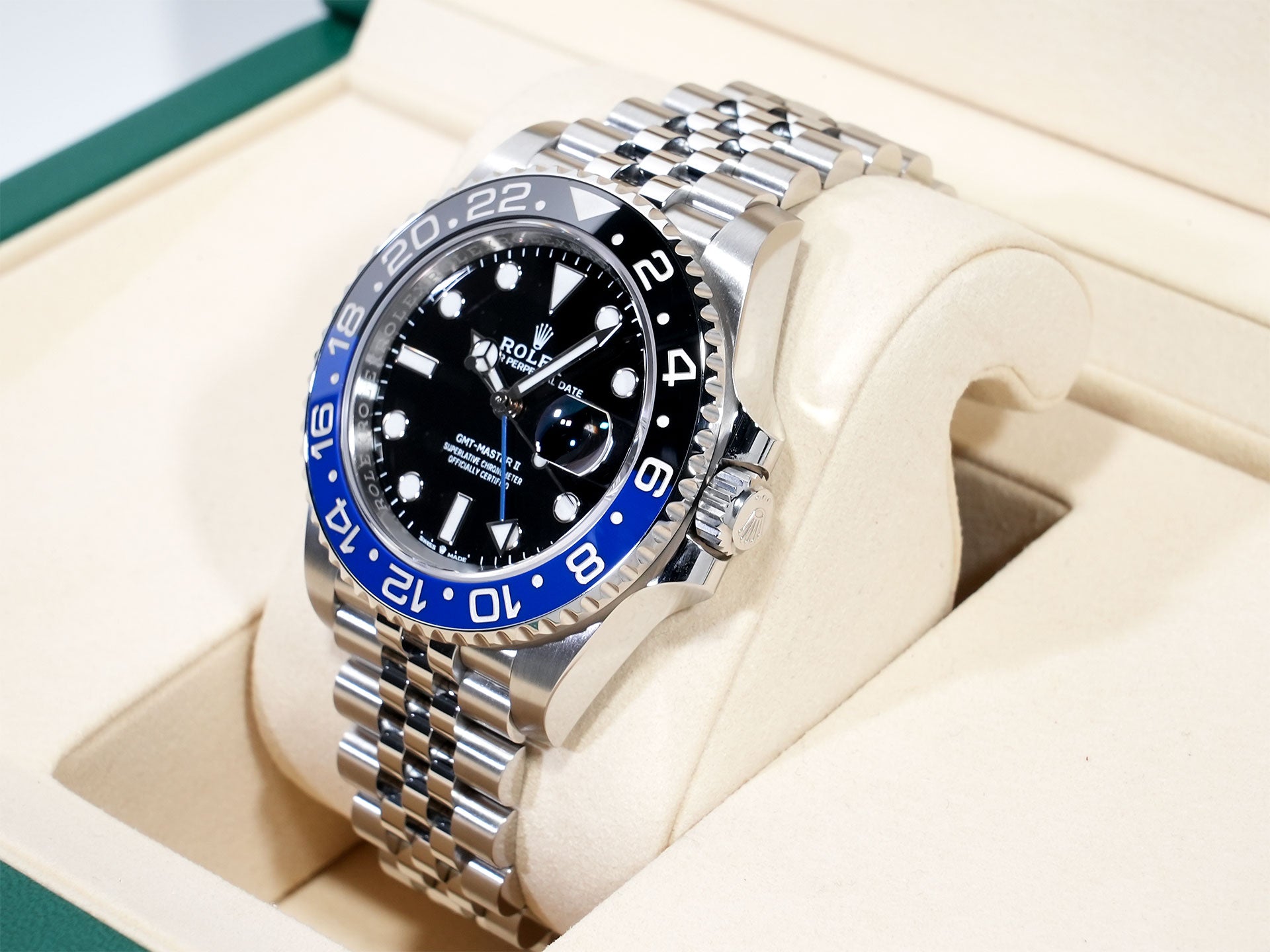 ロレックス GMTマスターII Ref.126710BLNR ステンレススチール ブラック文字盤 ジュビリーブレスレット 極美品 j3uk3ygc