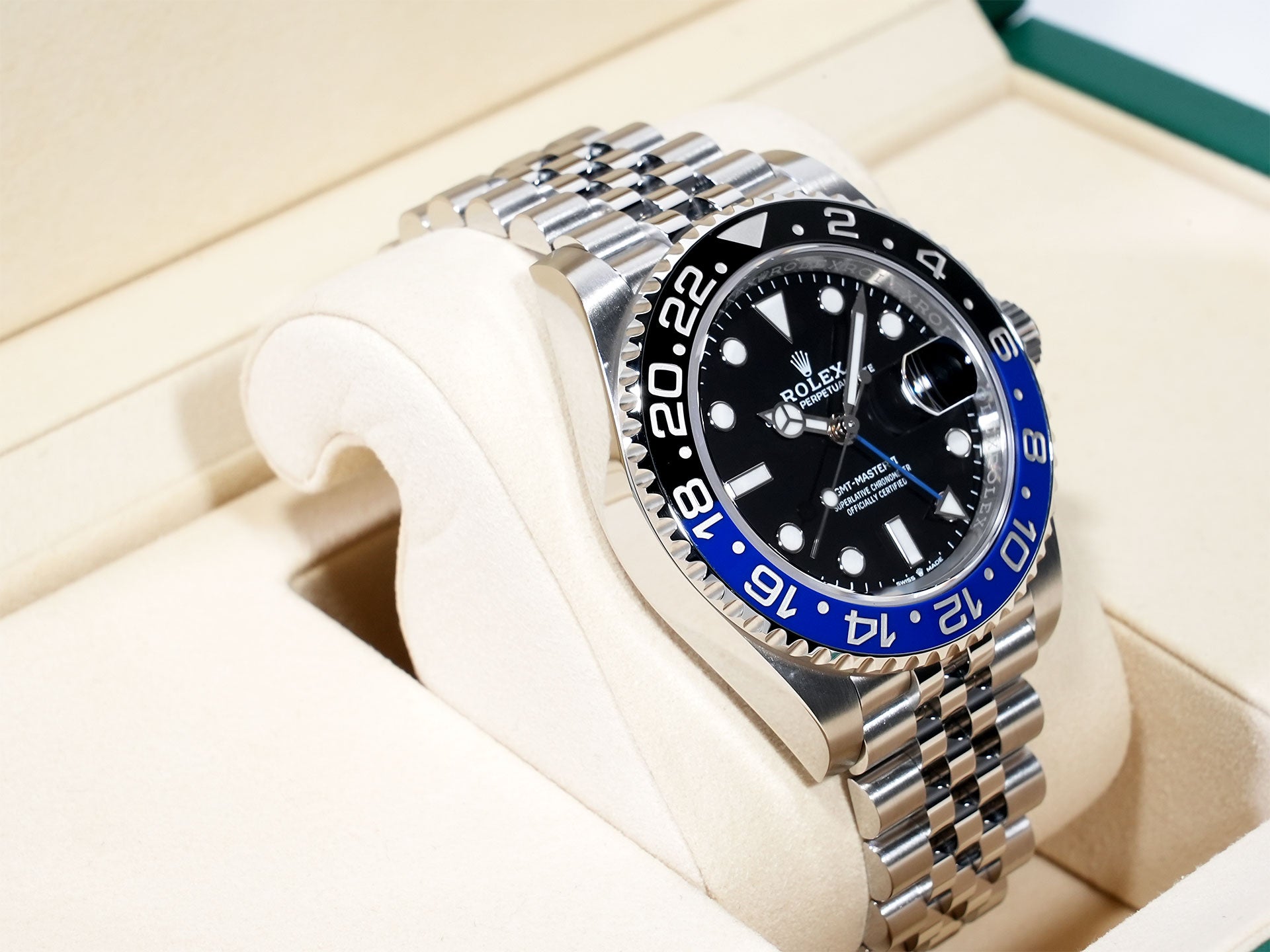 ロレックス GMTマスターII Ref.126710BLNR ステンレススチール ブラック文字盤 ジュビリーブレスレット 極美品 j3uk3ygc