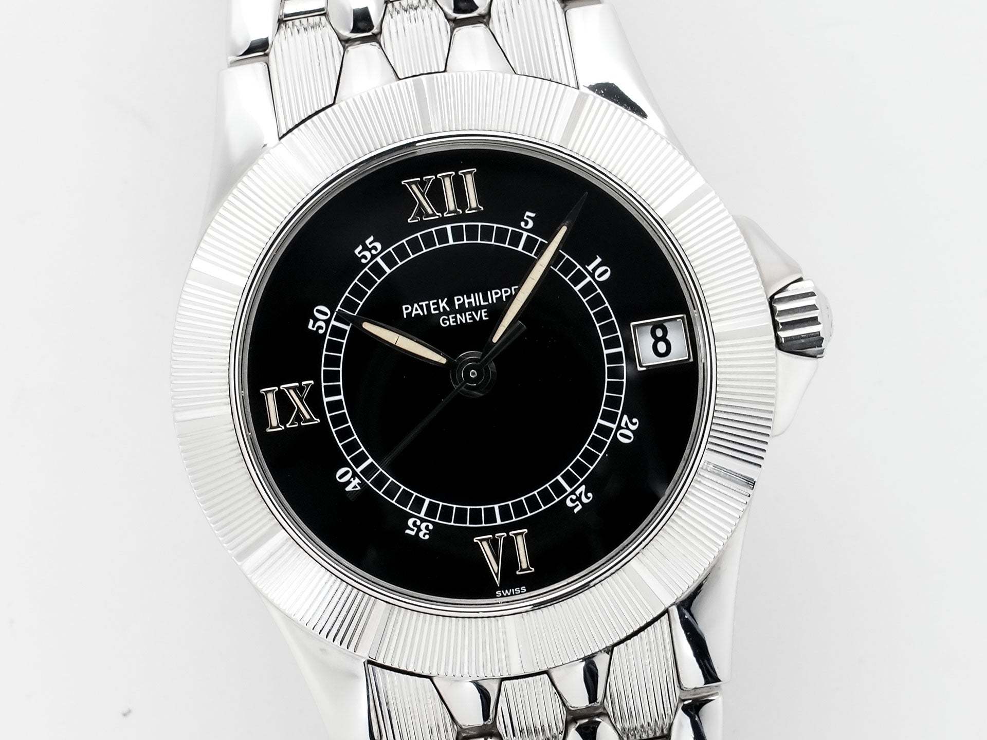 パテックフィリップ ネプチューン Ref.5080/1A-011 ステンレススチール ブラック文字盤 中古 dqtmumyz