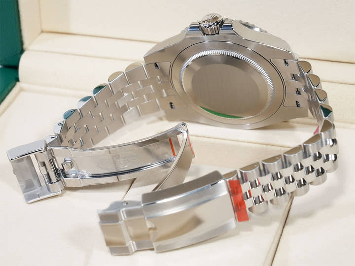 ロレックス GMTマスターII Ref.126710GRNR ステンレススチール ブラック文字盤 ジュビリーブレスレット 未使用 6issuxw6