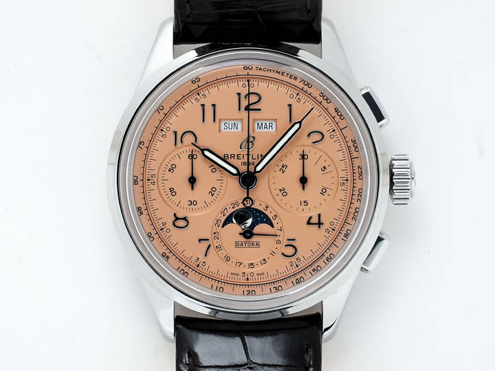 ブライトリング プレミエ ダトラ42 Ref.AB2510201K1P1 ステンレススチール カッパー文字盤 美品 tktqgx2d