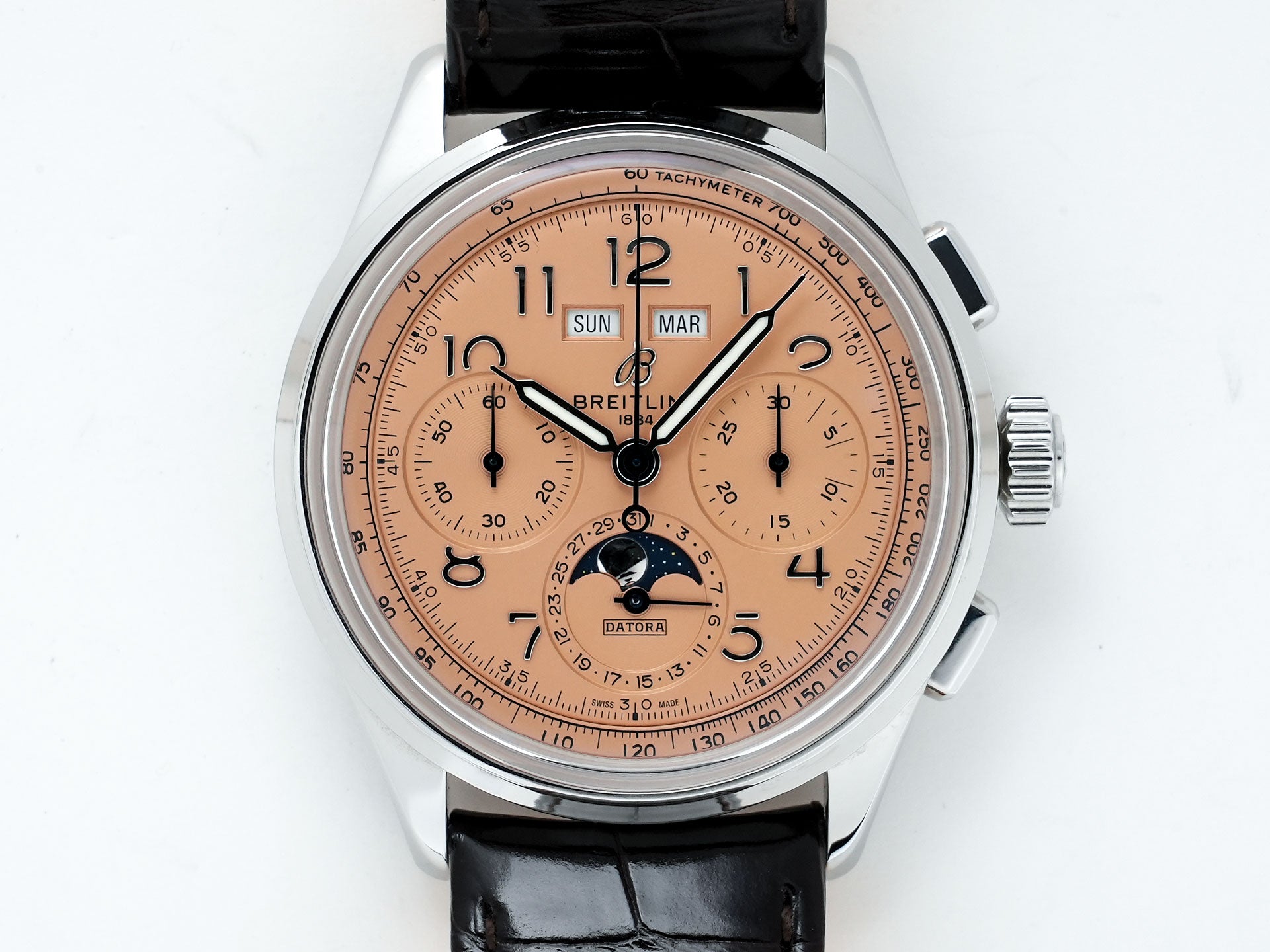 ブライトリング プレミエ ダトラ42 Ref.AB2510201K1P1 ステンレススチール カッパー文字盤 美品 tktqgx2d