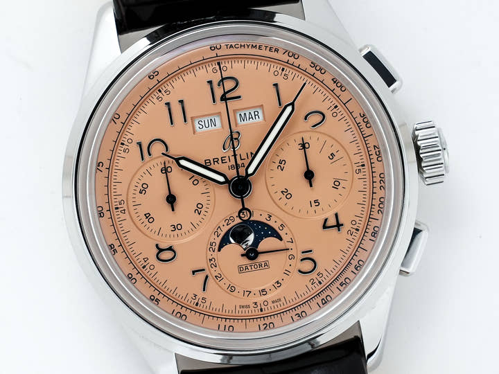 ブライトリング プレミエ ダトラ42 Ref.AB2510201K1P1 ステンレススチール カッパー文字盤 美品 tktqgx2d