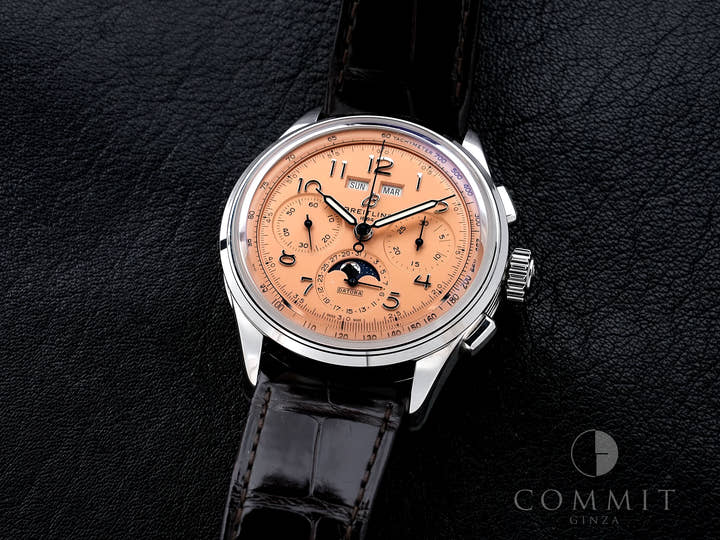 ブライトリング プレミエ ダトラ42 Ref.AB2510201K1P1 ステンレススチール カッパー文字盤 美品 tktqgx2d