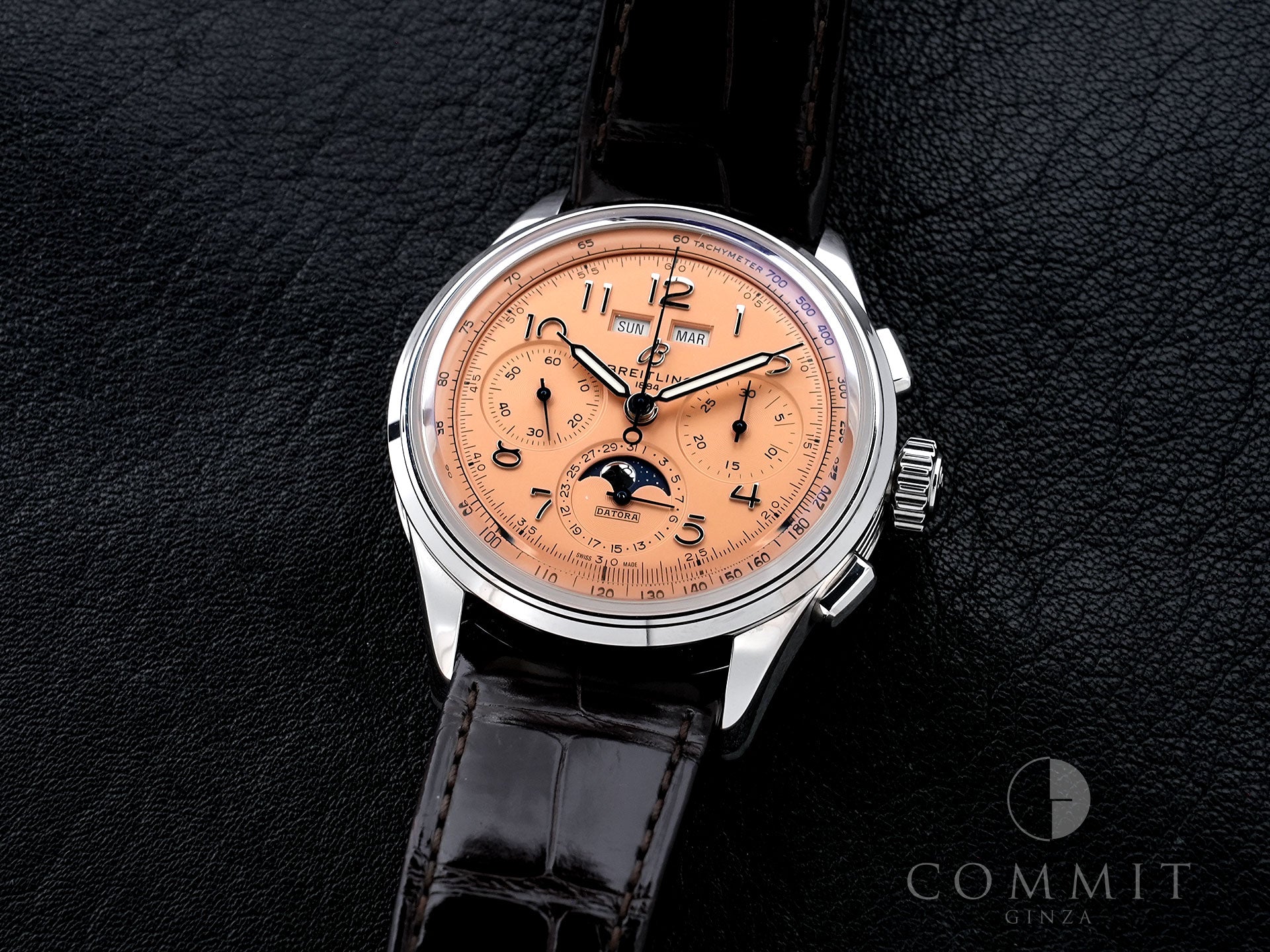 ブライトリング プレミエ ダトラ42 Ref.AB2510201K1P1 ステンレススチール カッパー文字盤 美品 tktqgx2d