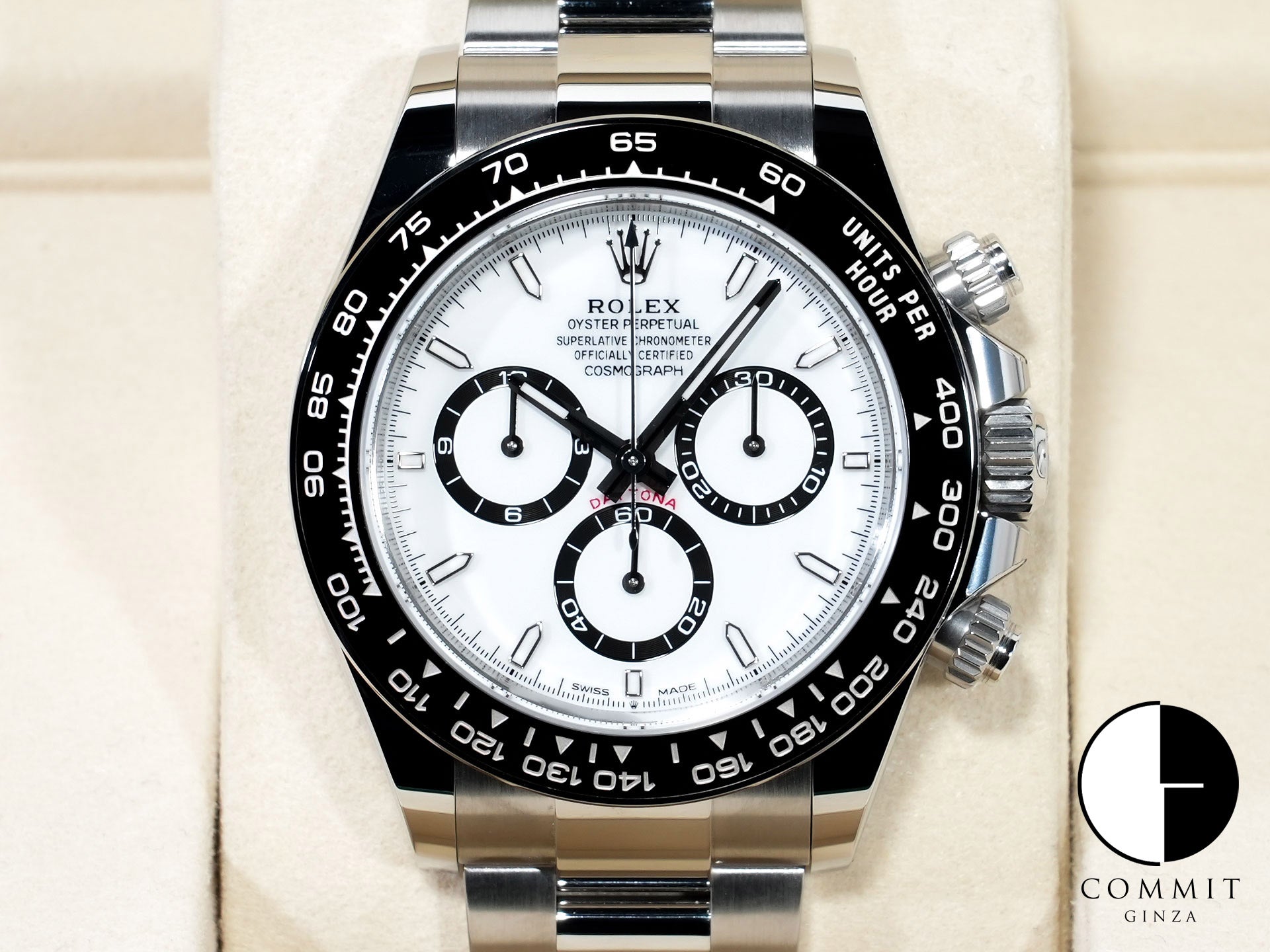 ロレックス デイトナ Ref.126500LN ステンレススチール ホワイト文字盤 未使用 78q4wywk