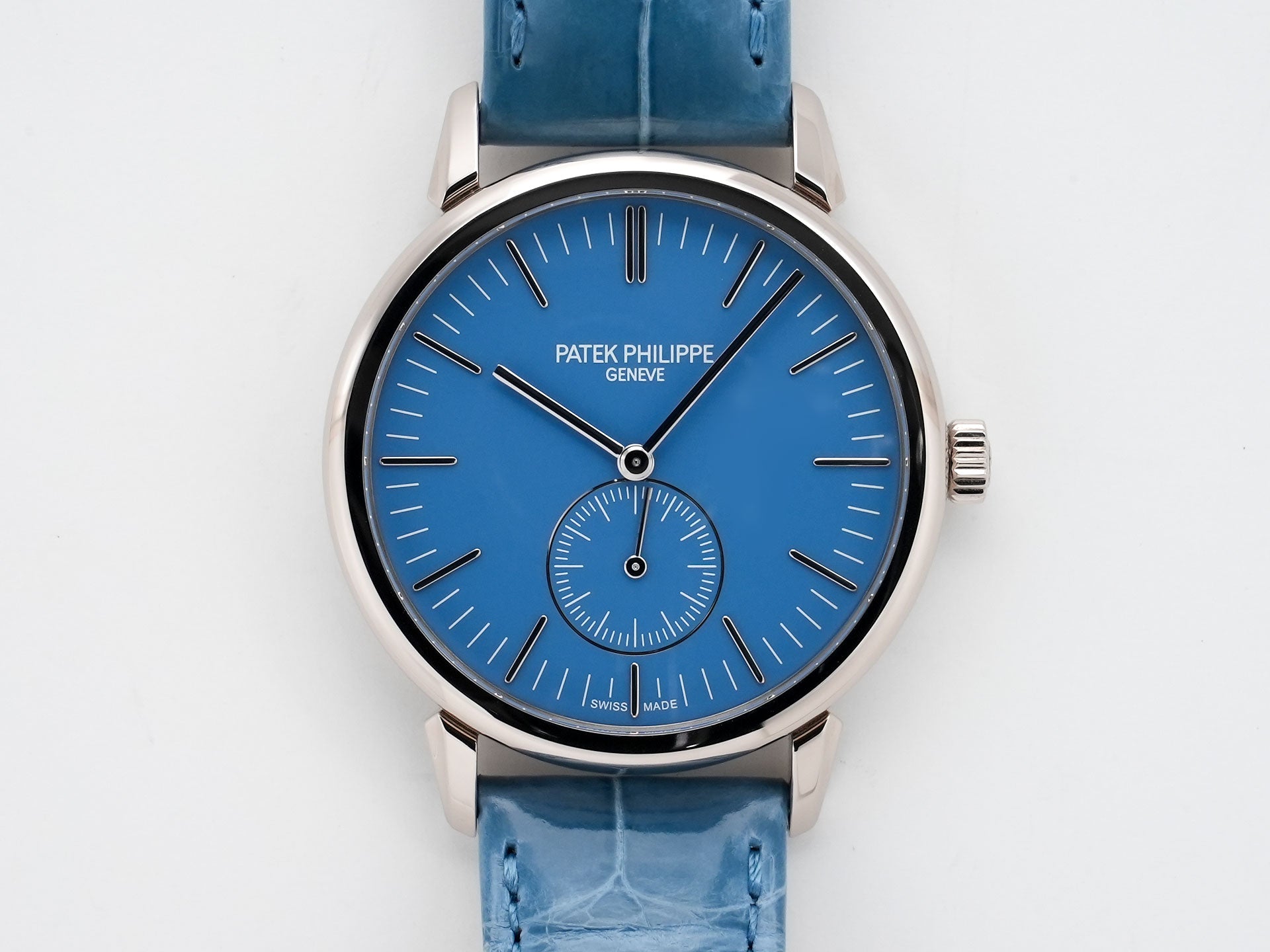 パテックフィリップ カラトラバ グランド エキシビジョン 東京2023 Ref.6127G-010 ホワイトゴールド ラックライトブルー文字盤 美品 oot4gtdx