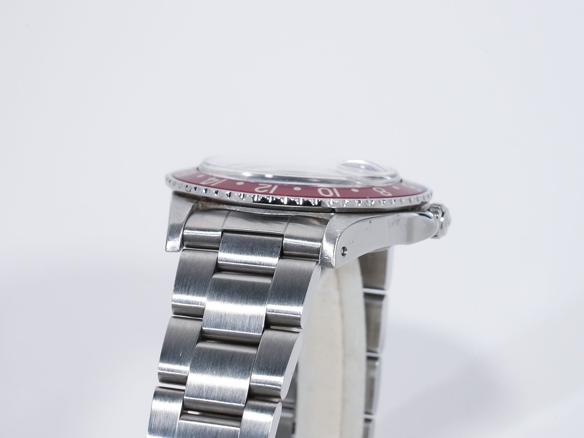 ロレックス GMTマスター Ref.16750 ステンレススチール ブラック文字盤 オイスターブレスレット 中古 fyakrdte