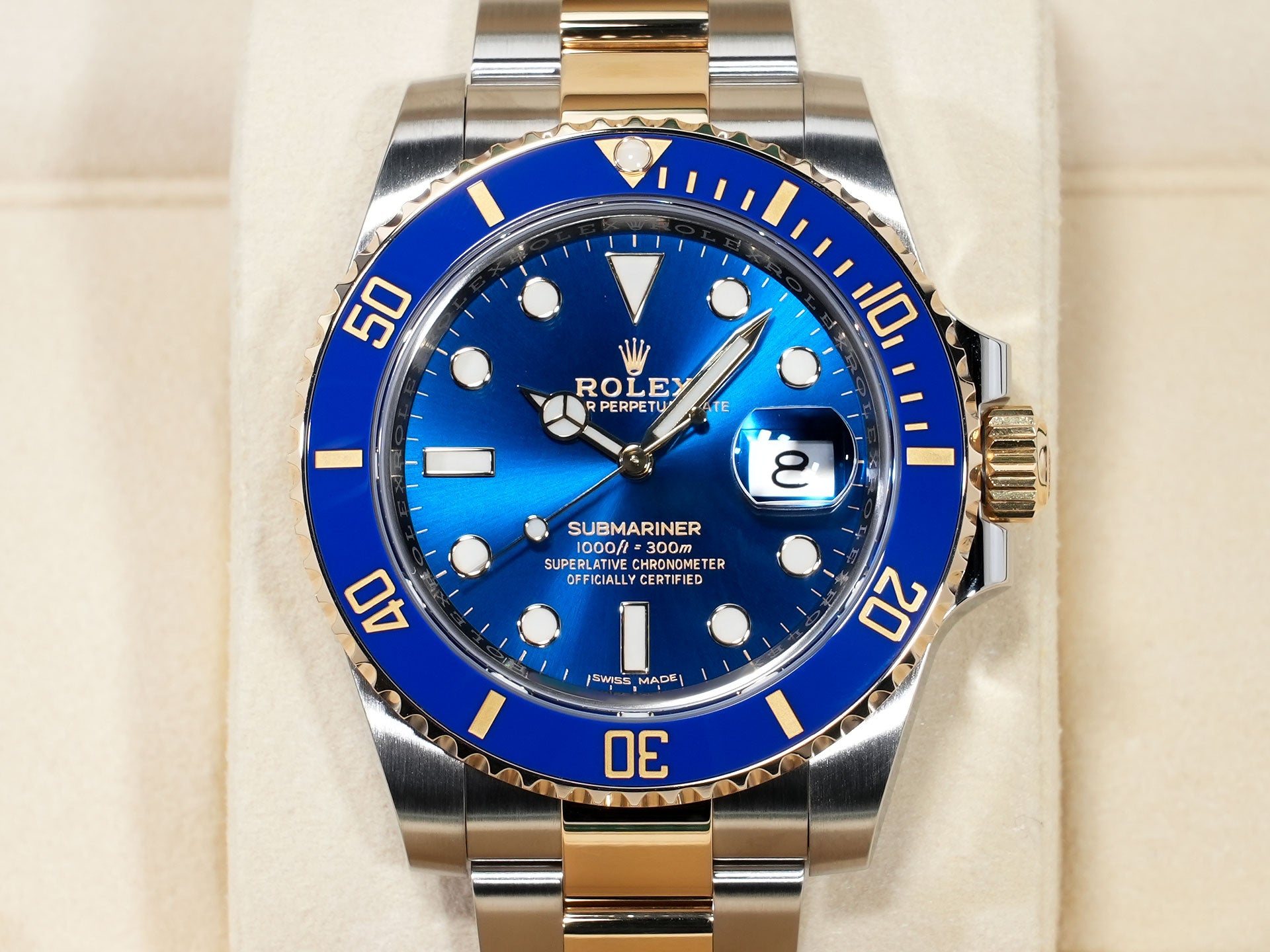 ロレックス サブマリーナー デイト Ref.116613LB ステンレススチール/イエローゴールド ブルー文字盤 美品 9xg5uxd8