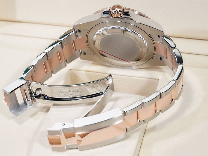 ロレックス GMTマスターII Ref.126711CHNR ステンレススチール/エバーローズゴールド ブラック文字盤 オイスターブレスレット 美中古 993x92k6