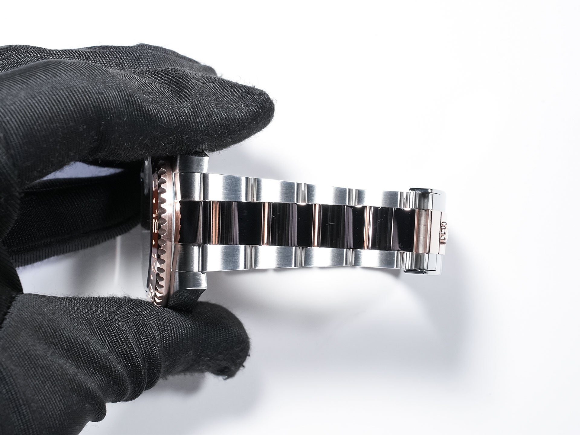 ロレックス GMTマスターII Ref.126711CHNR ステンレススチール/エバーローズゴールド ブラック文字盤 オイスターブレスレット 美中古 993x92k6