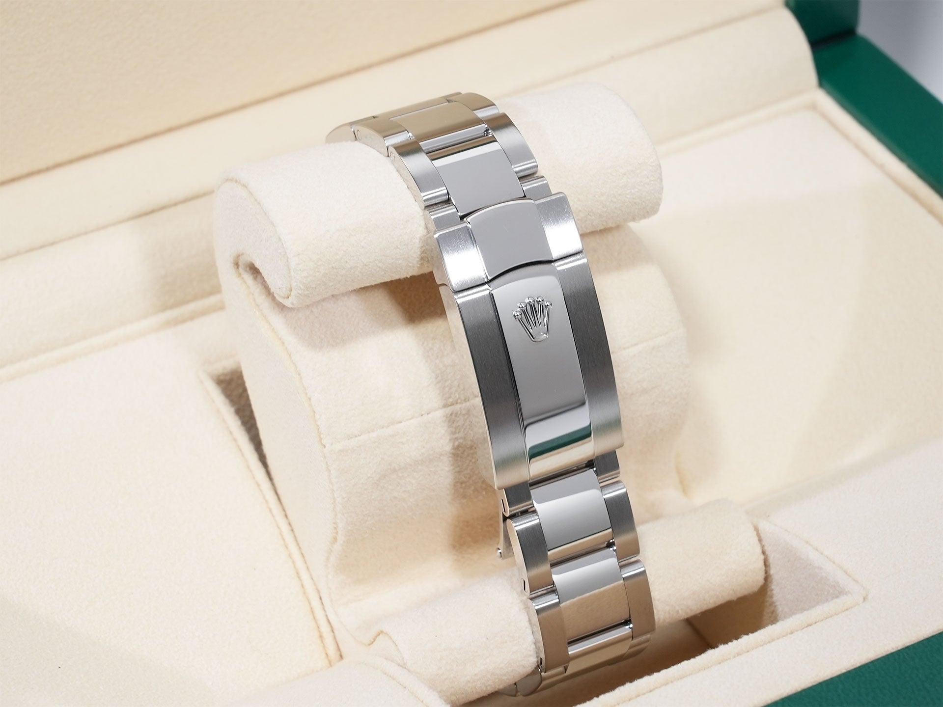 ロレックス デイトジャスト36 Ref.126200 ステンレススチール グリーンパーム文字盤 オイスターブレスレット 美品 x9kkpchw