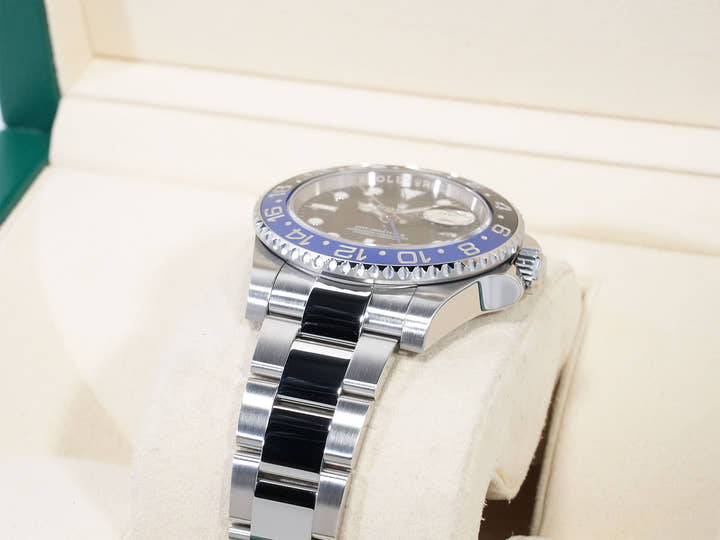 ロレックス GMTマスターII Ref.116710BLNR ステンレススチール ブラック文字盤 オイスターブレスレット 美品 k9ctv698