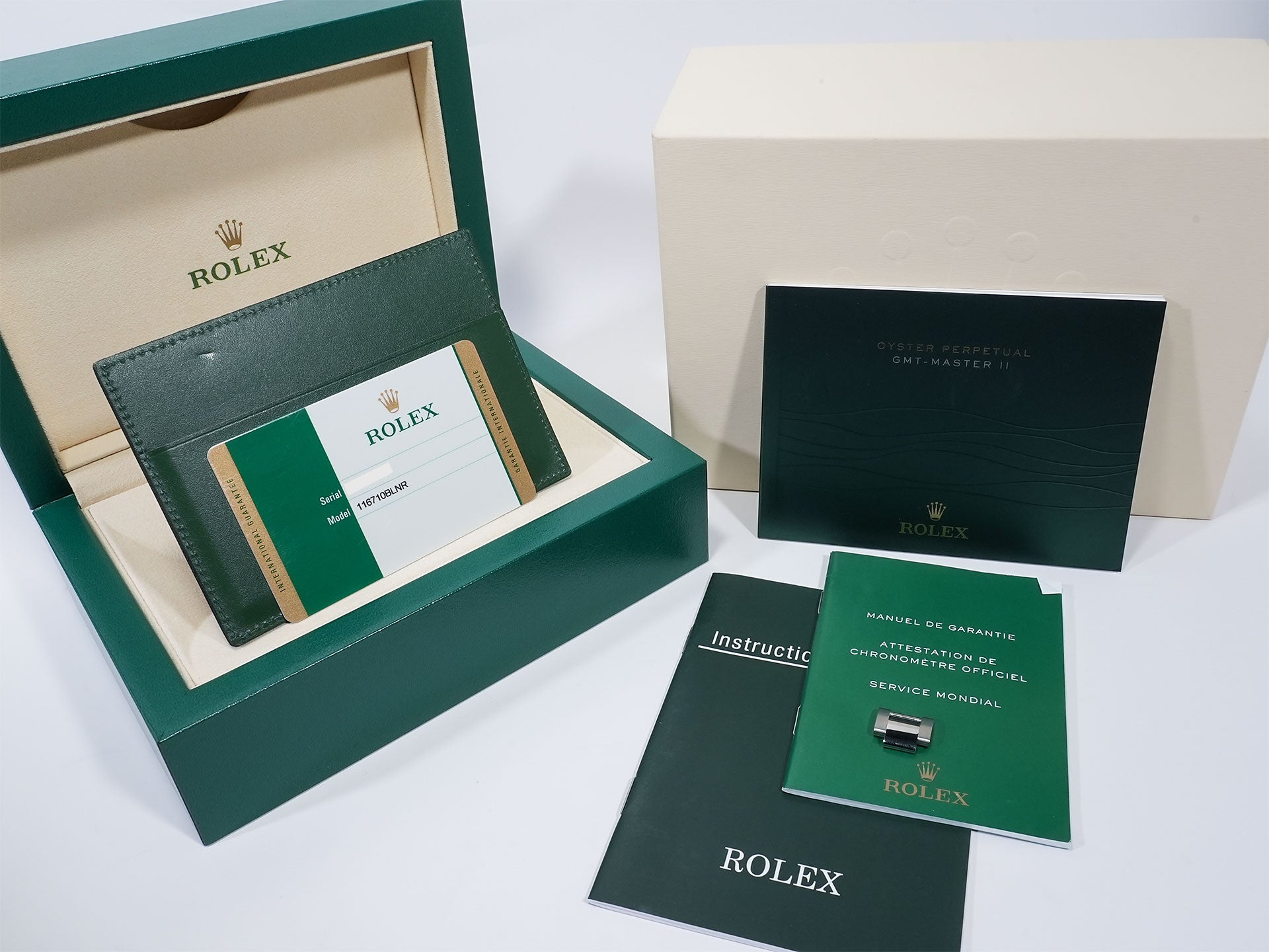 ロレックス GMTマスターII Ref.116710BLNR ステンレススチール ブラック文字盤 オイスターブレスレット 美品 k9ctv698