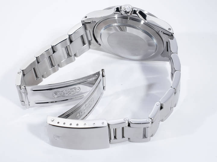 ロレックス エクスプローラーII Ref.16570 ステンレススチール ブラック文字盤 オイスターブレスレット 美中古 v2g9xf5d