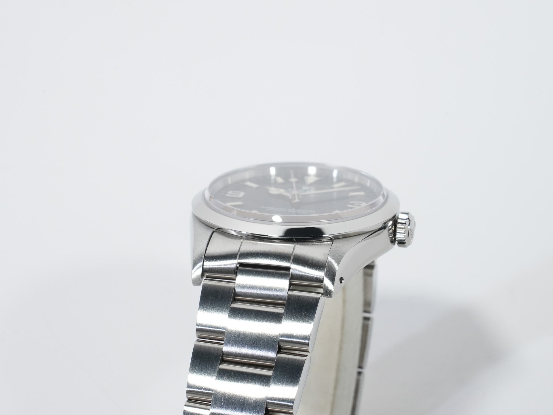 ロレックス エクスプローラーI Ref.14270 ステンレススチール ブラック文字盤 オイスターブレスレット 美中古 4kebswxa