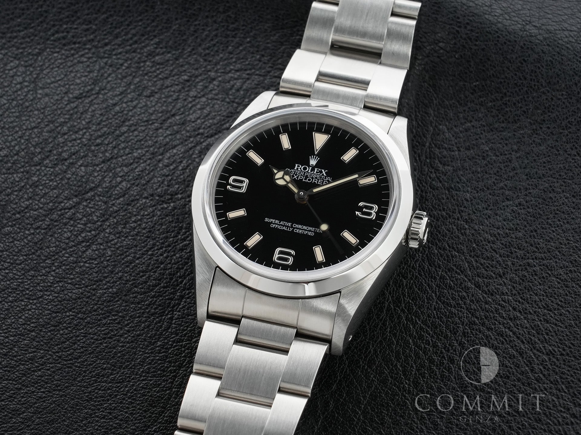 ロレックス エクスプローラーI Ref.14270 ステンレススチール ブラック文字盤 オイスターブレスレット 美中古 4kebswxa