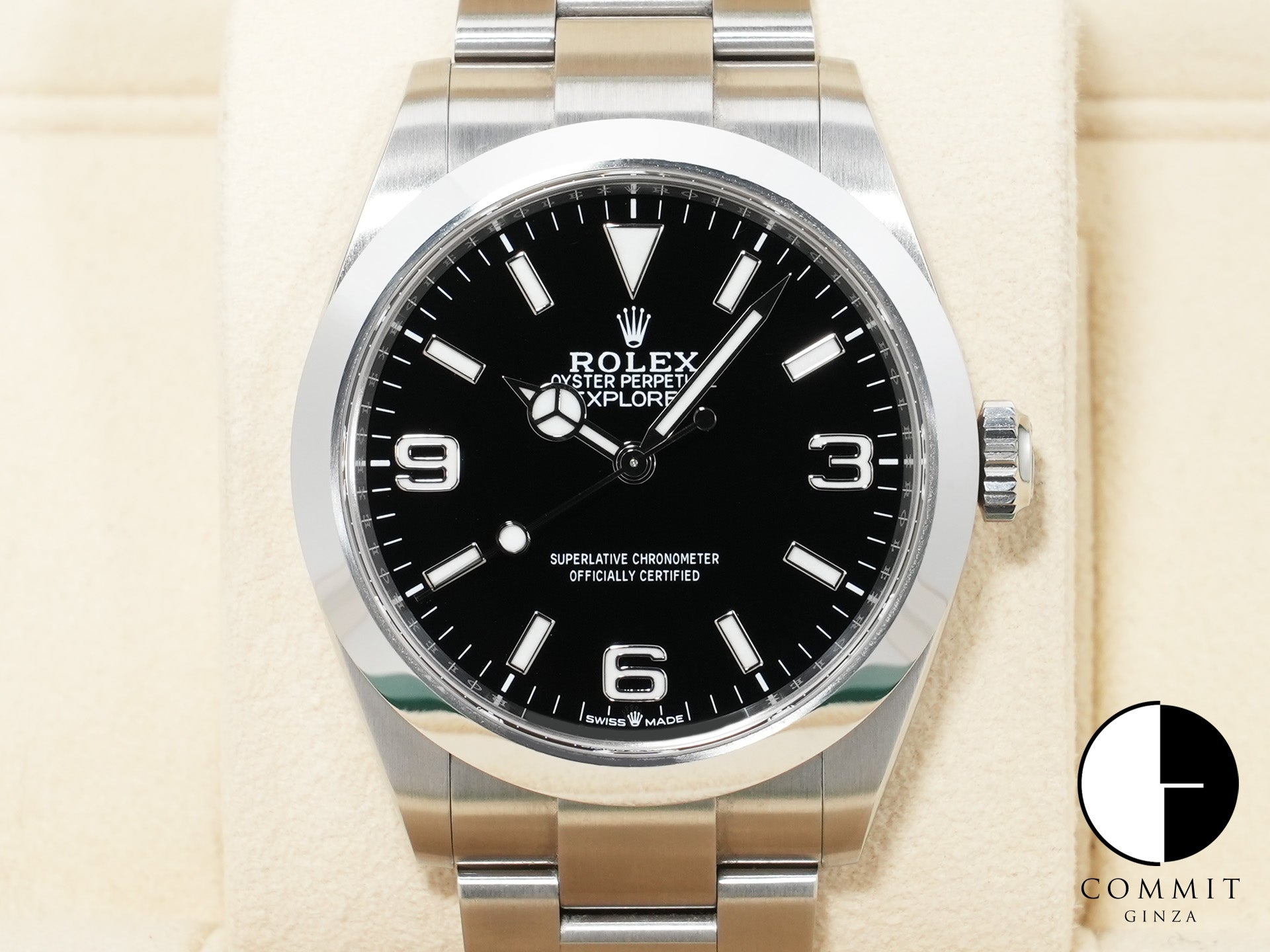 ロレックス エクスプローラー40 Ref.224270 ステンレススチール ブラック文字盤 オイスターブレスレット 中古 ccr9sqmy