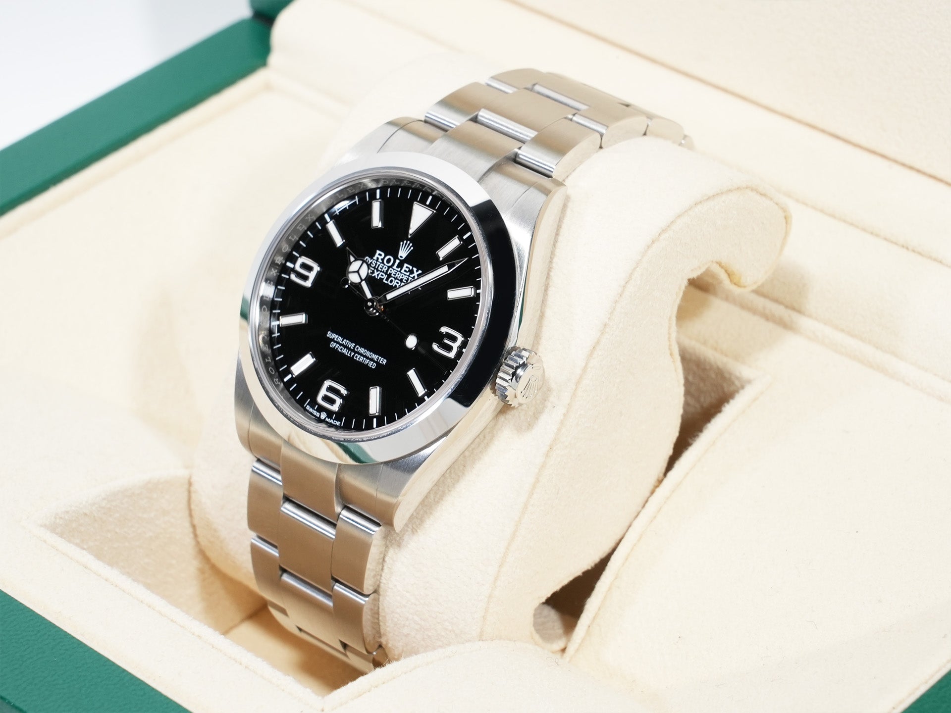 ロレックス エクスプローラー40 Ref.224270 ステンレススチール ブラック文字盤 オイスターブレスレット 中古 ccr9sqmy