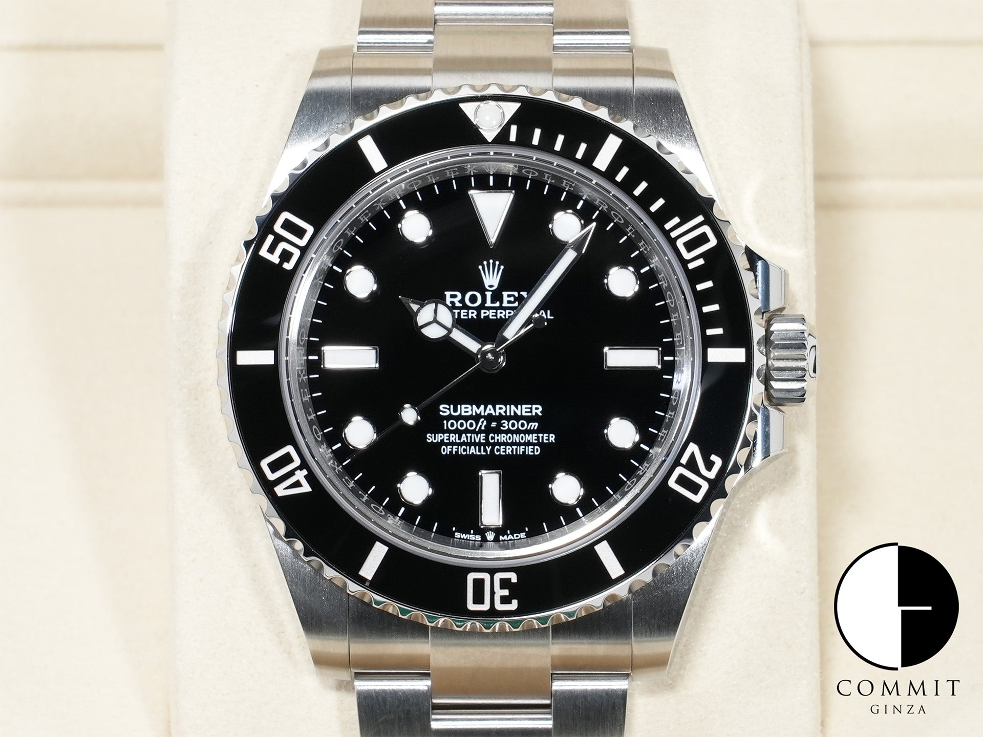 ロレックス サブマリーナー ノンデイト Ref.124060 ステンレススチール ブラック文字盤 未使用 evn9cz9y