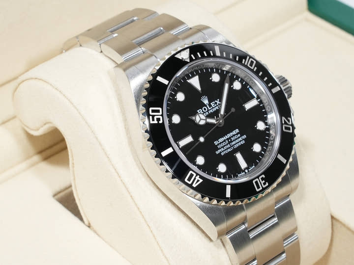 ロレックス サブマリーナー ノンデイト Ref.124060 ステンレススチール ブラック文字盤 未使用 evn9cz9y