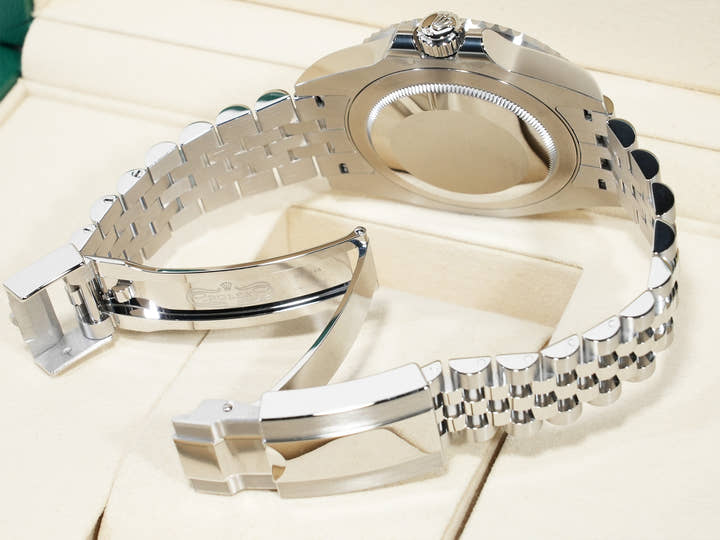 ロレックス GMTマスターII Ref.126710GRNR ステンレススチール ブラック文字盤 ジュビリーブレスレット 未使用 hamnn2sf