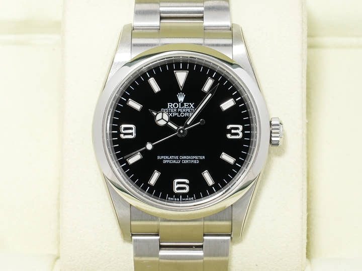 ロレックス エクスプローラーI Ref.114270 ステンレススチール ブラック文字盤 オイスターブレスレット 未使用 i7gbs8qz