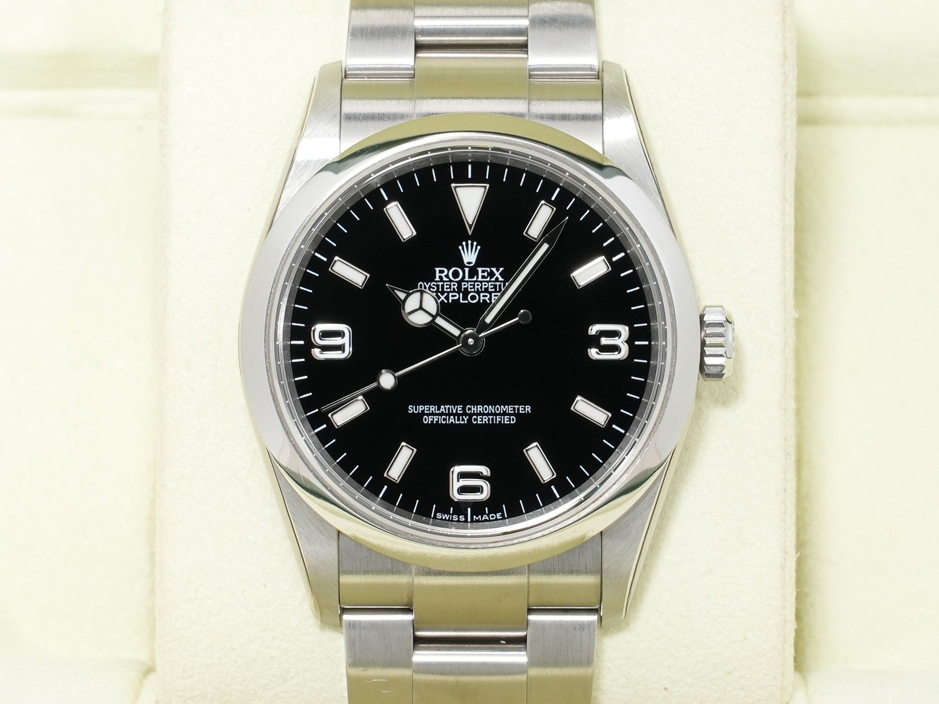 ロレックス エクスプローラーI Ref.114270 ステンレススチール ブラック文字盤 オイスターブレスレット 未使用 i7gbs8qz