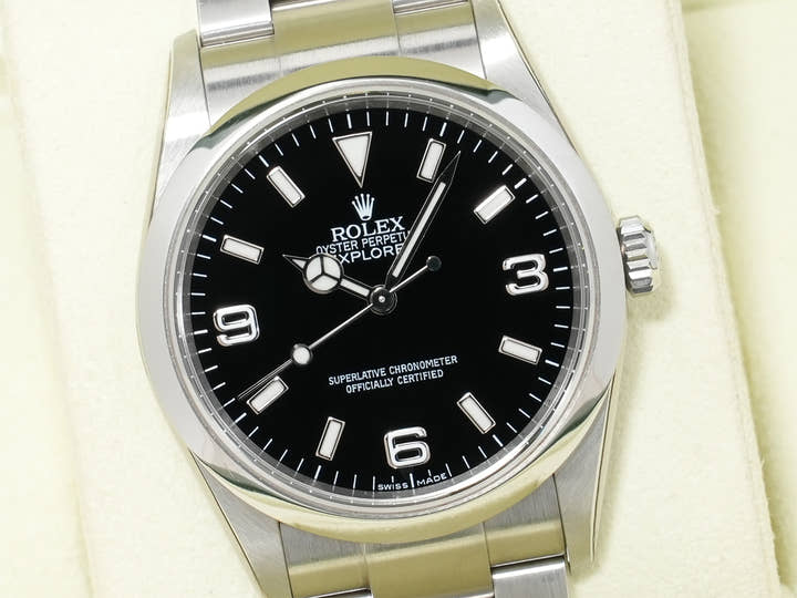 ロレックス エクスプローラーI Ref.114270 ステンレススチール ブラック文字盤 オイスターブレスレット 未使用 i7gbs8qz