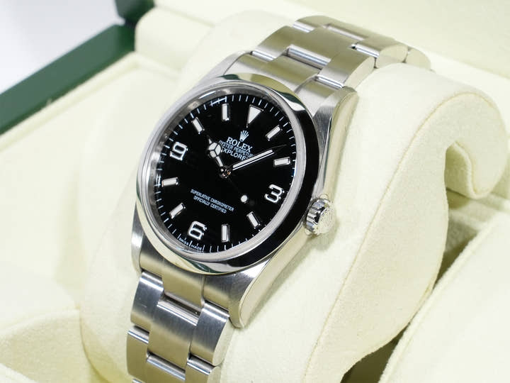 ロレックス エクスプローラーI Ref.114270 ステンレススチール ブラック文字盤 オイスターブレスレット 未使用 i7gbs8qz