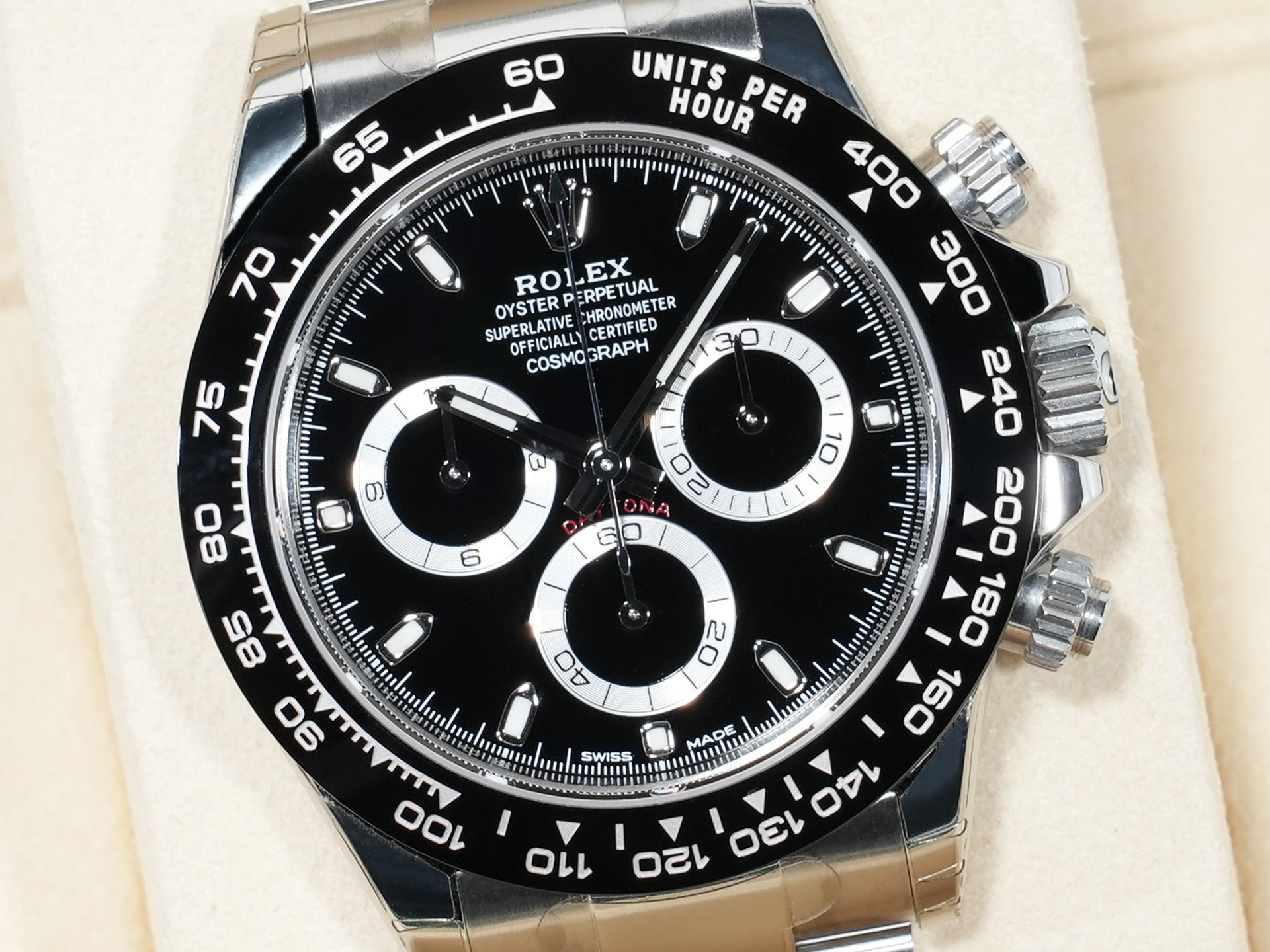 ロレックス デイトナ Ref.116500LN ステンレススチール ブラック文字盤 未使用 w93n82p7