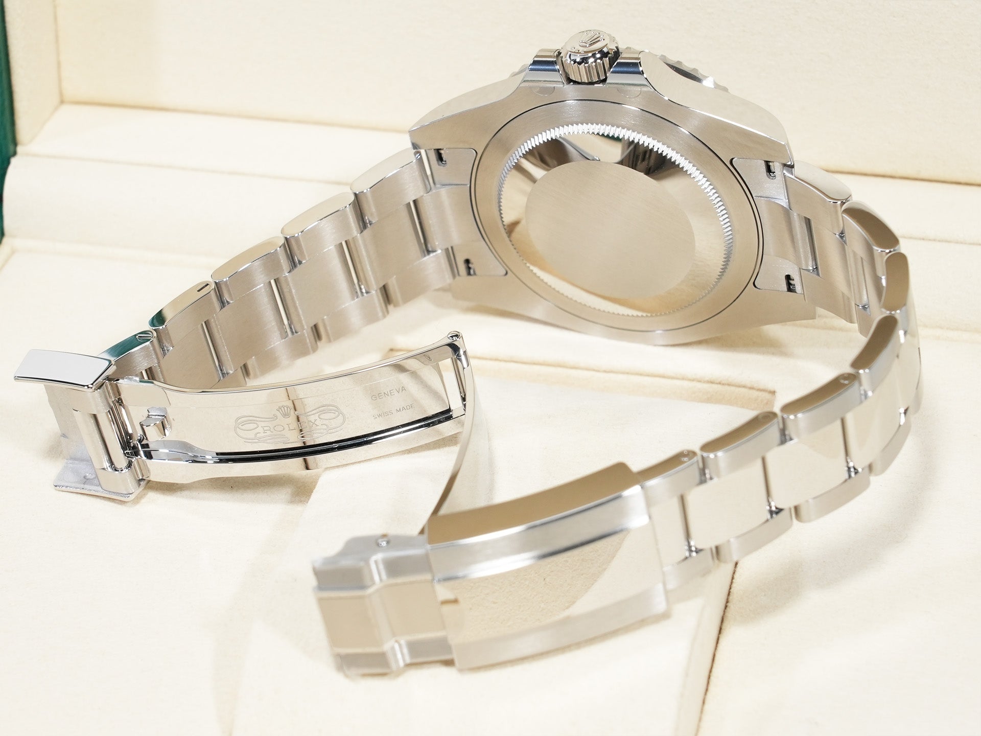 ロレックス GMTマスターII Ref.126710GRNR ステンレススチール ブラック文字盤 オイスターブレスレット 未使用 7z5436qo