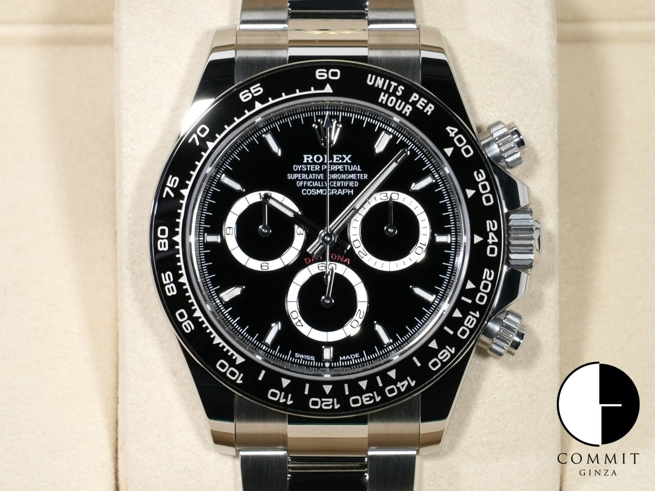 ロレックス デイトナ Ref.126500LN ステンレススチール ブラック文字盤 未使用 nrjgc9no