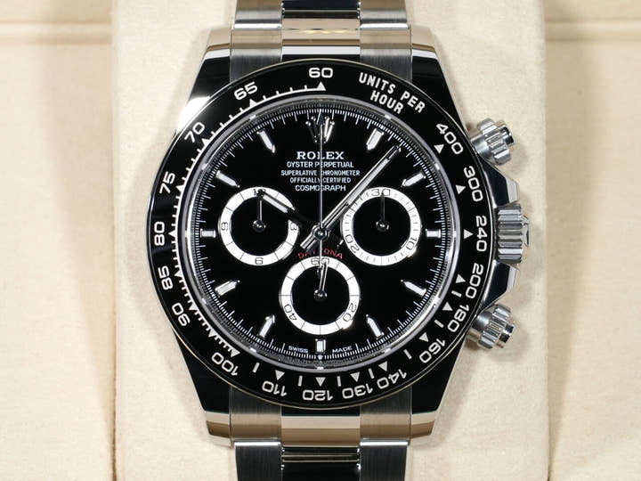 ロレックス デイトナ Ref.126500LN ステンレススチール ブラック文字盤 未使用 nrjgc9no