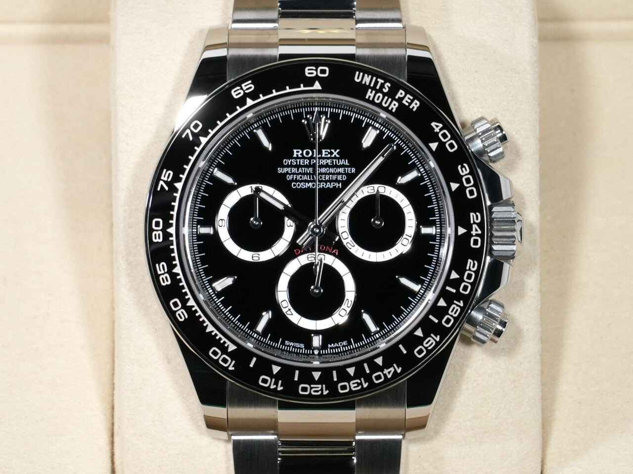 ロレックス デイトナ Ref.126500LN ステンレススチール ブラック文字盤 未使用 nrjgc9no