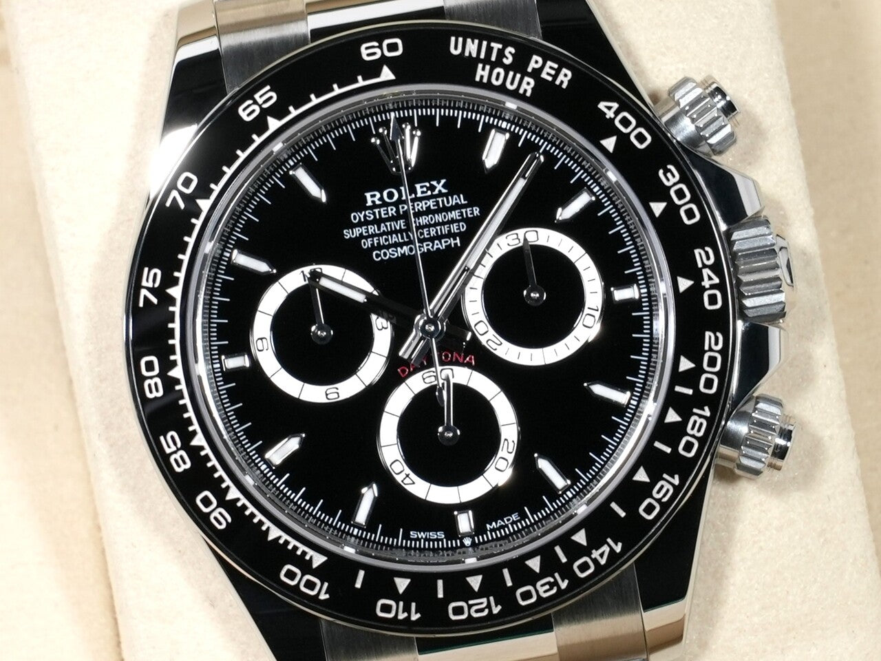 ロレックス デイトナ Ref.126500LN ステンレススチール ブラック文字盤 未使用 nrjgc9no