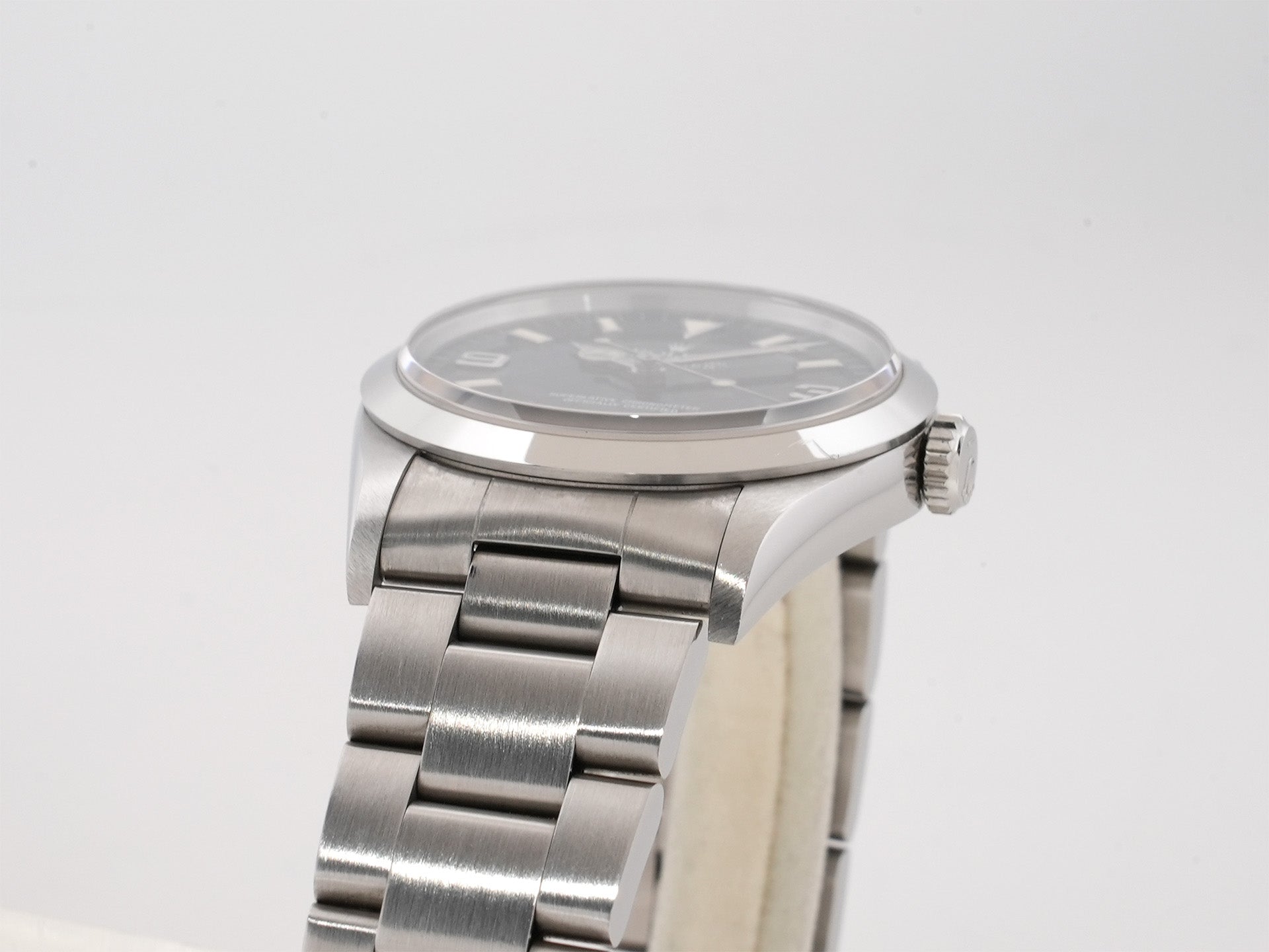 ロレックス エクスプローラーI Ref.14270 ステンレススチール ブラック文字盤 オイスターブレスレット 中古 dtapjfed