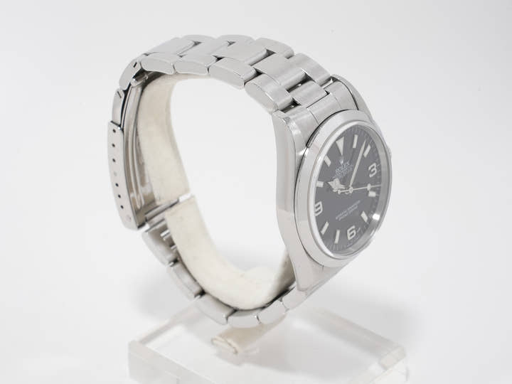 ロレックス エクスプローラーI Ref.14270 ステンレススチール ブラック文字盤 オイスターブレスレット 中古 q8ez2h47