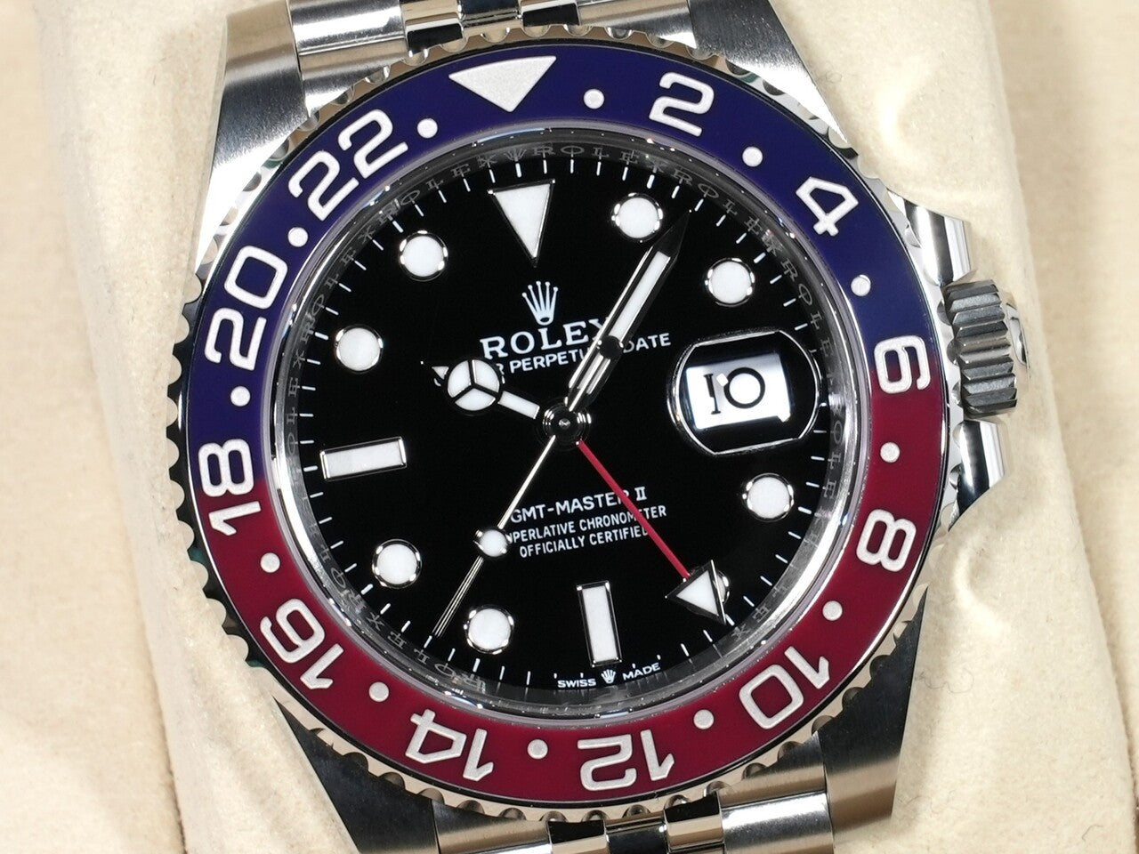 ロレックス GMTマスターII Ref.126710BLRO ステンレススチール ブラック文字盤 ジュビリーブレスレット 未使用 xek3iqwp