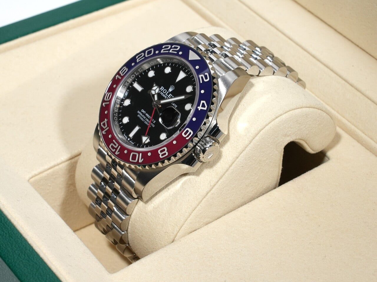 ロレックス GMTマスターII Ref.126710BLRO ステンレススチール ブラック文字盤 ジュビリーブレスレット 未使用 xek3iqwp