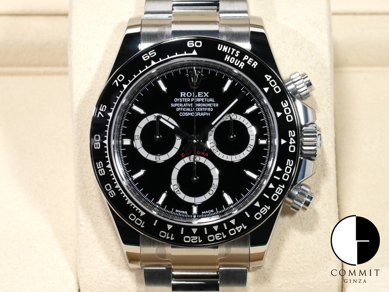ロレックス デイトナ Ref.126500LN ステンレススチール ブラック文字盤 未使用 yc7cohh8