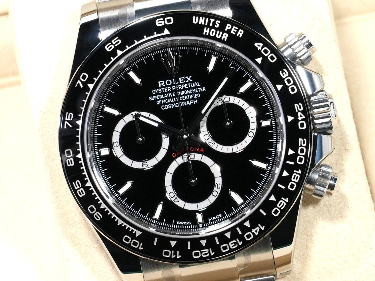 ロレックス デイトナ Ref.126500LN ステンレススチール ブラック文字盤 未使用 yc7cohh8