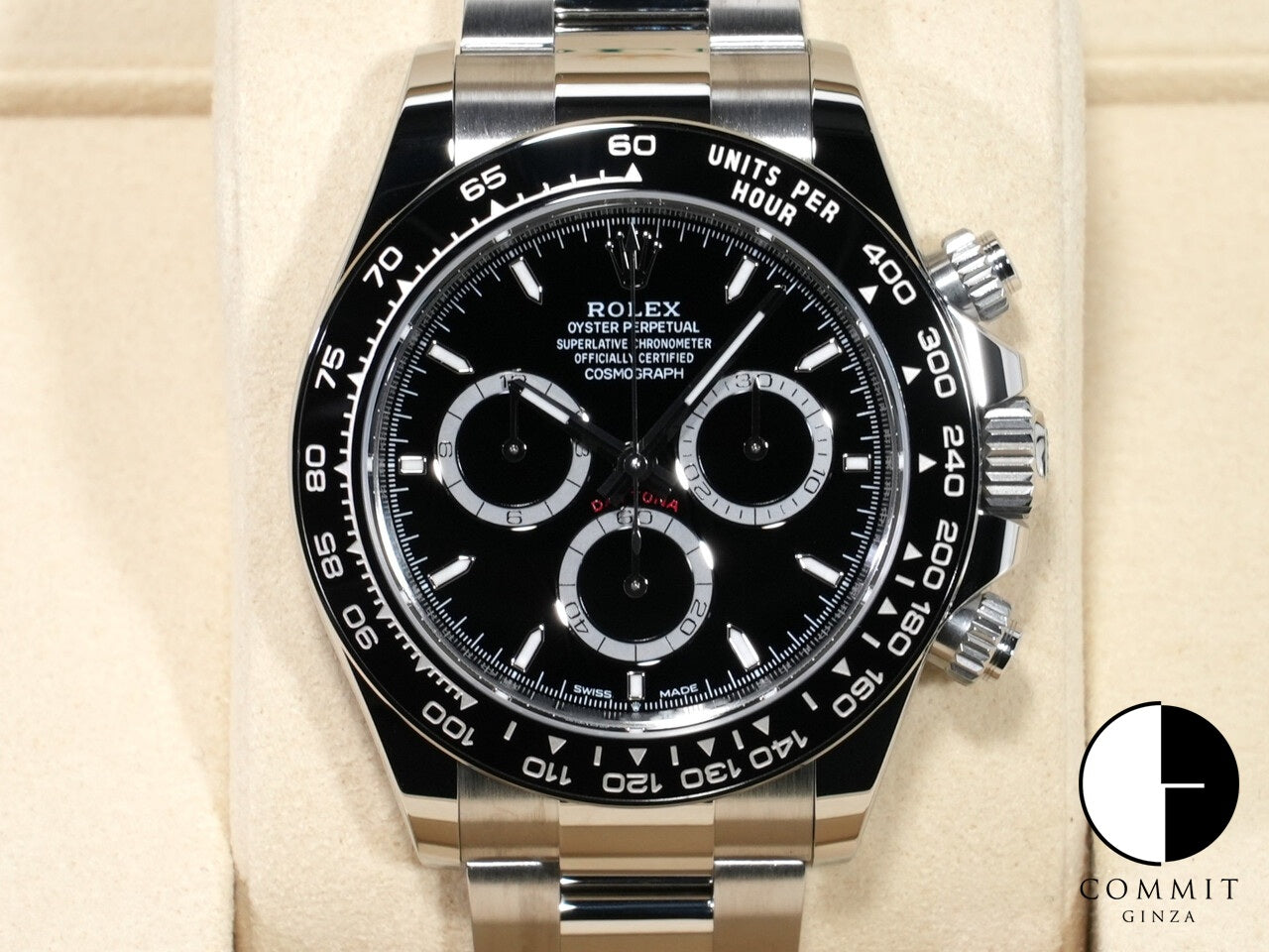 ロレックス デイトナ Ref.126500LN ステンレススチール ブラック文字盤 未使用 jvc84g2k