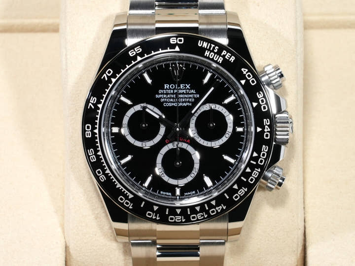 ロレックス デイトナ Ref.126500LN ステンレススチール ブラック文字盤 未使用 jvc84g2k