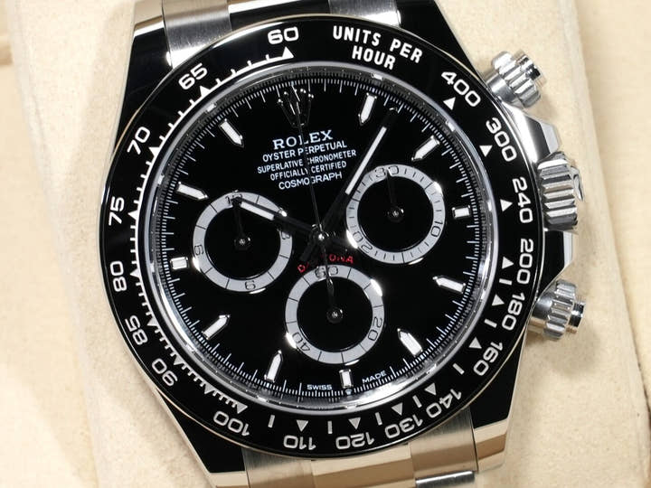 ロレックス デイトナ Ref.126500LN ステンレススチール ブラック文字盤 未使用 jvc84g2k