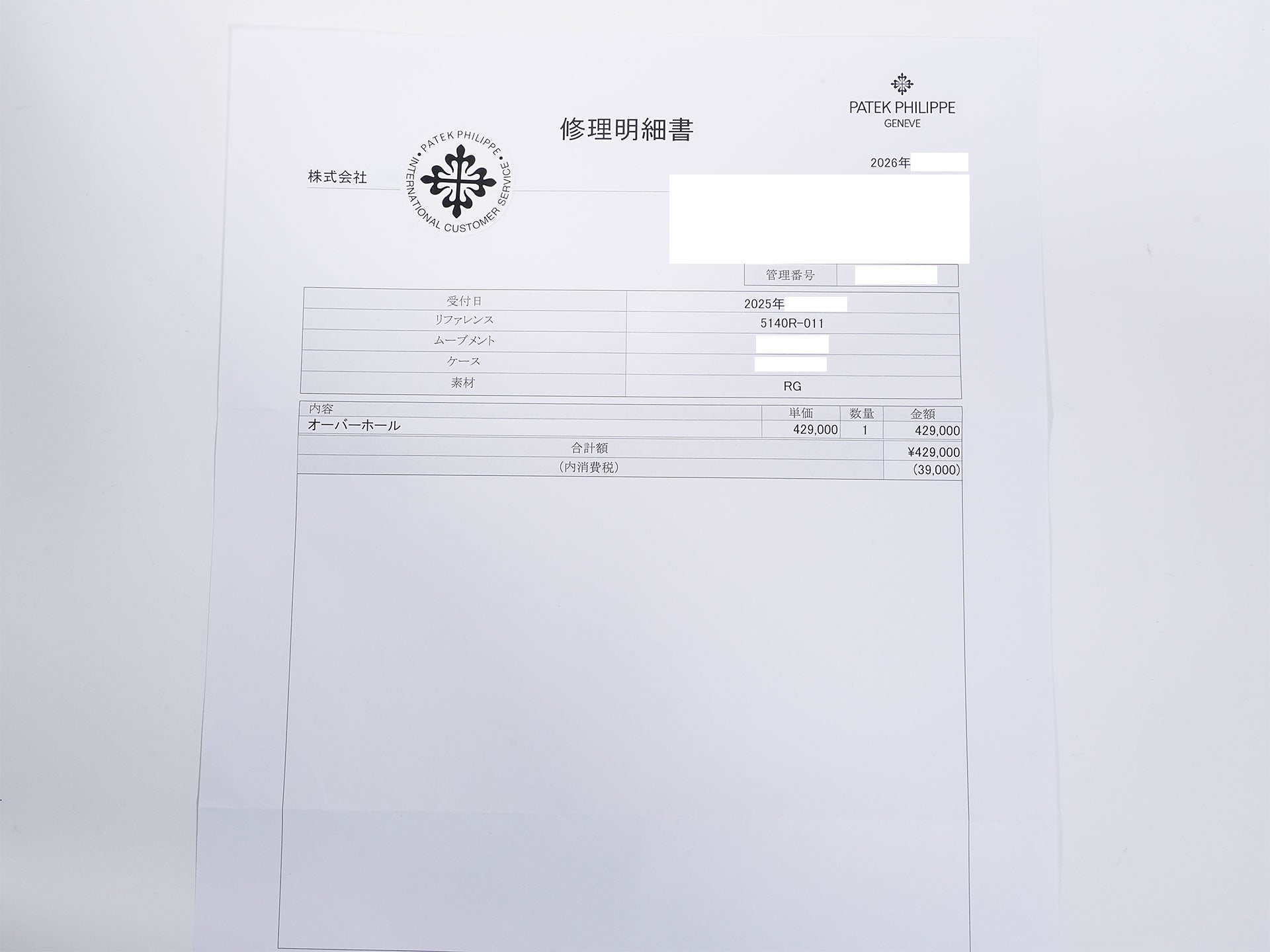 Patek Philippe Perpetual Calendar Ref. 5140R-011 Rose Gold with Silver Dial Pre-owned wbhstkpe