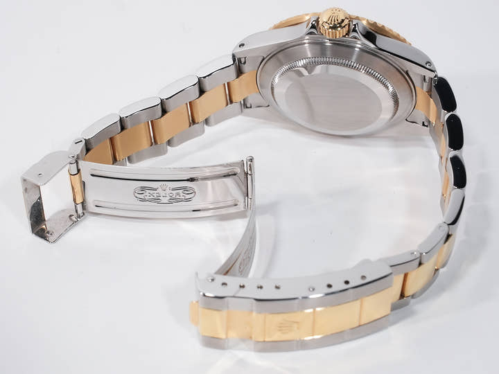 Pre-owned Rolex Submariner Date Ref. 16613SG Stainless Steel/Yellow Gold Gray Dial babes969