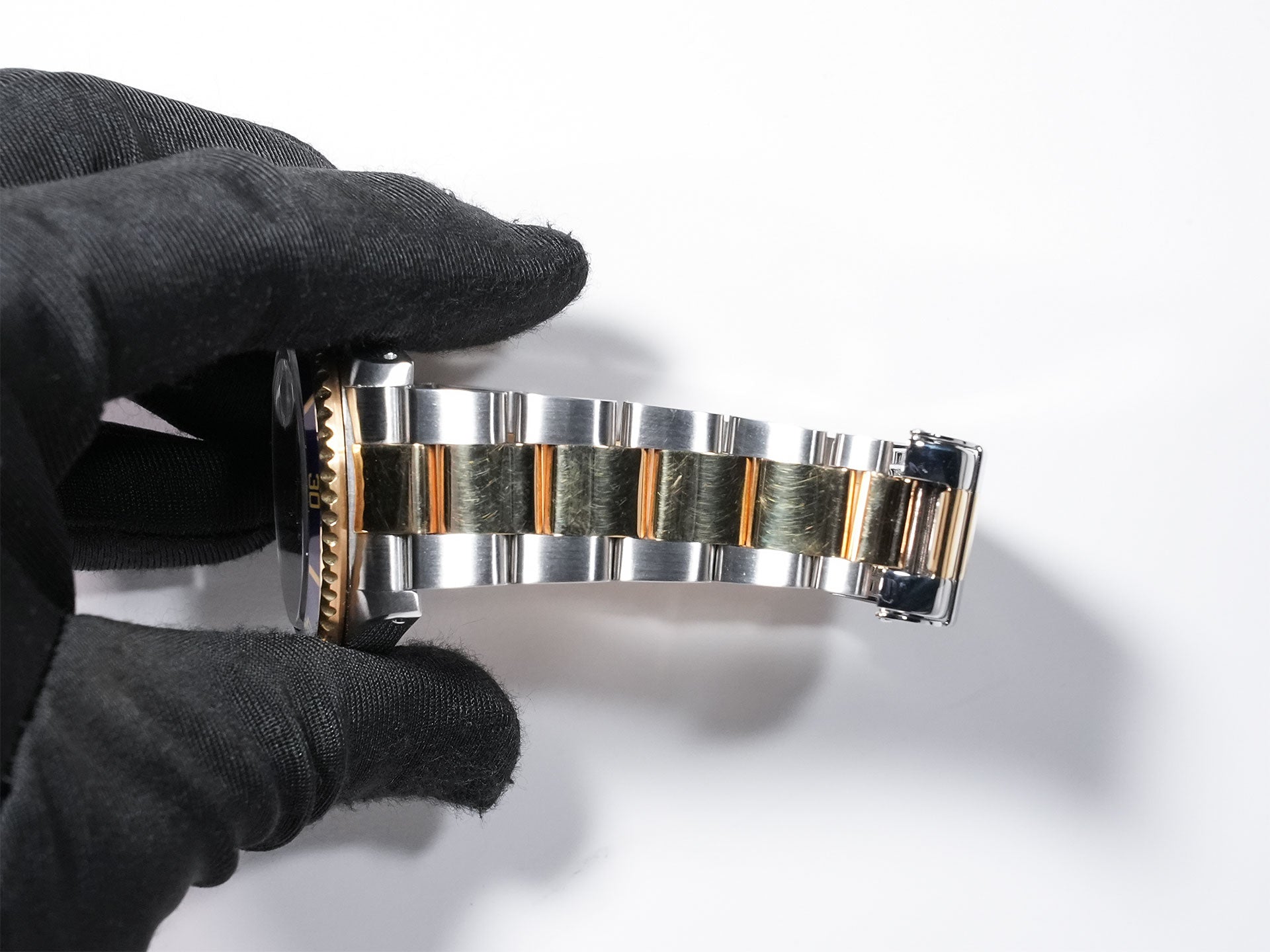 Pre-owned Rolex Submariner Date Ref. 16613SG Stainless Steel/Yellow Gold Gray Dial babes969