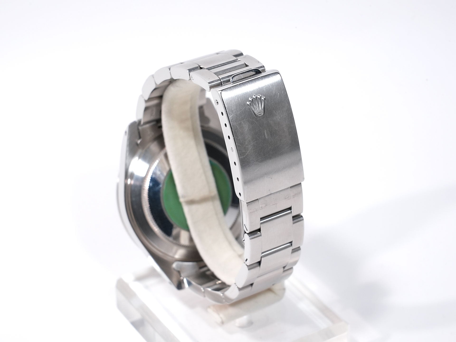 Pre-owned Rolex Explorer II Ref. 16570 Stainless Steel Black Dial Oyster Bracelet t6inbizn