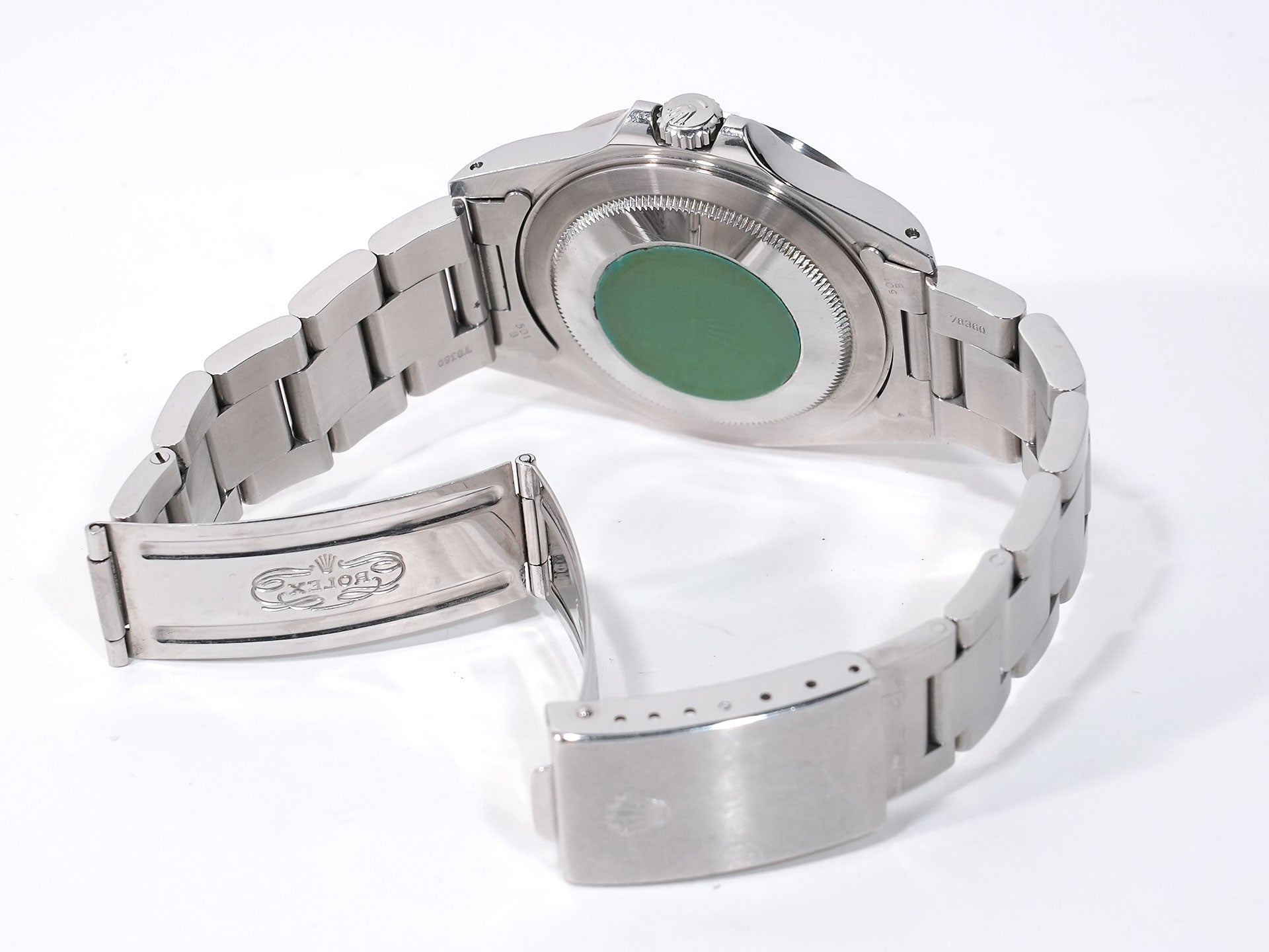 Pre-owned Rolex Explorer II Ref. 16570 Stainless Steel Black Dial Oyster Bracelet t6inbizn